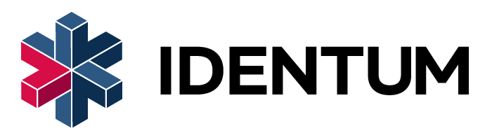 Identum logo black text